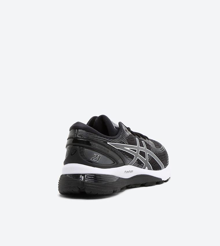 Gel Nimbus 21 Shoes Black Dark Grey 6