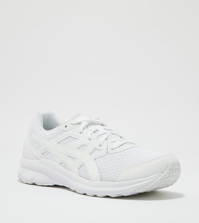 Asics white outlet running shoes