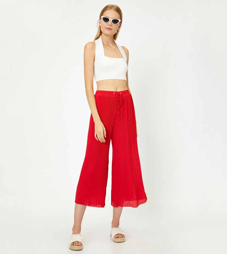 Trendyol Tie Waist Trousers | 6thStreet 