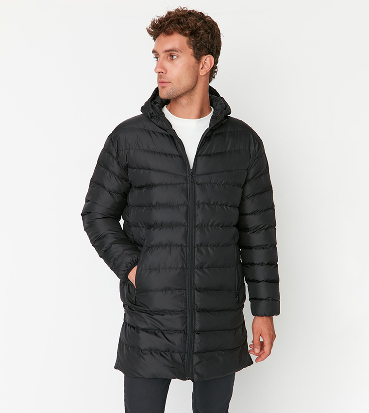 Longline puffer store jacket mens