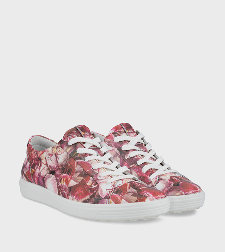 Ecco Women's Ecco Floral Sneakers Ecco Soft Women's Colorful