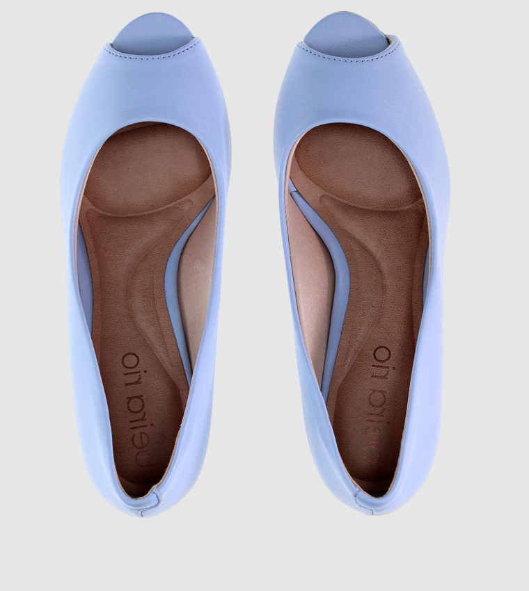 ALAYA Peep Toe Pumps