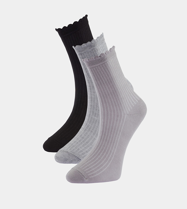  3-Pack Knitted Socks