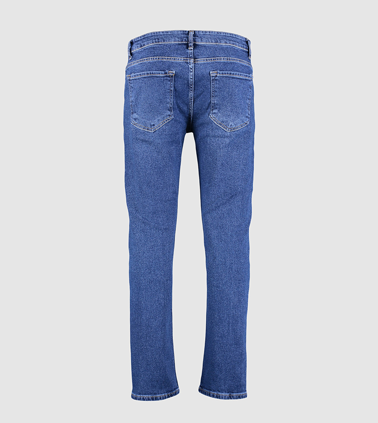 Washed Slim Fit Jeans