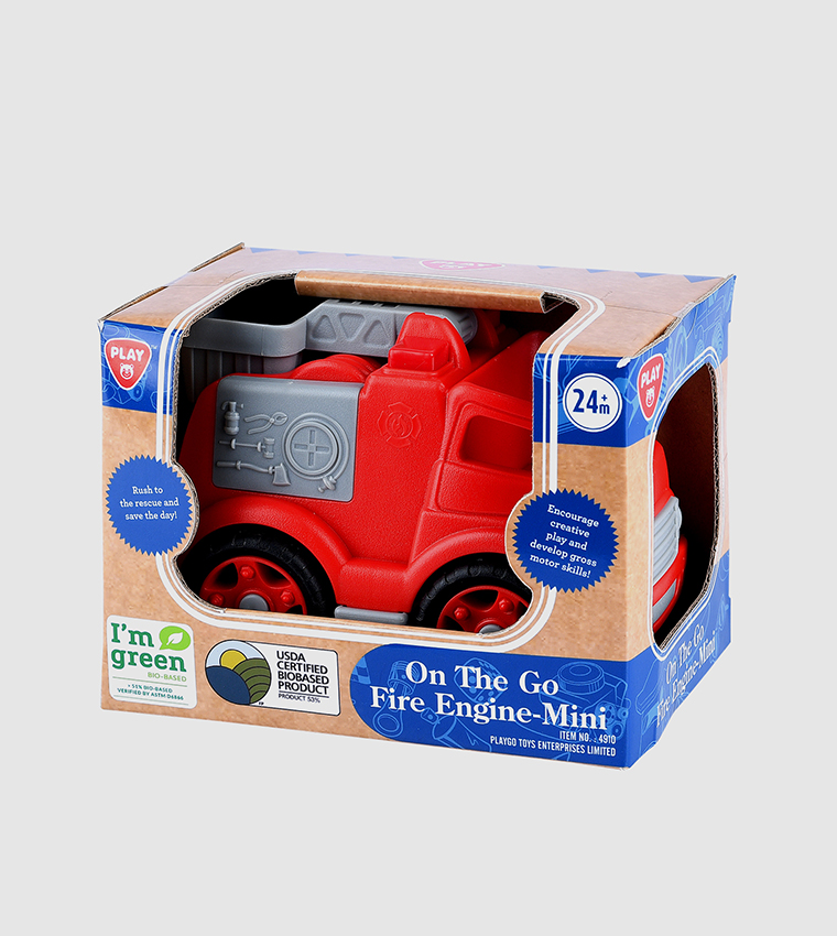 Bio-Based Plastic - On The Go Mini Fire Engine