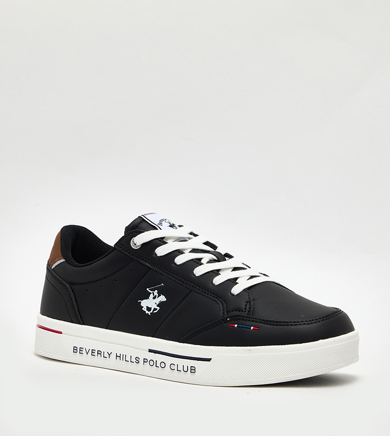 Logo Detail Lace Up Sneakers