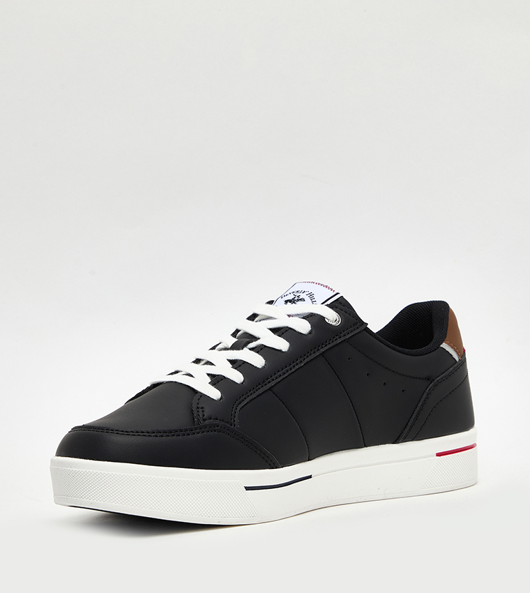 Logo Detail Lace Up Sneakers