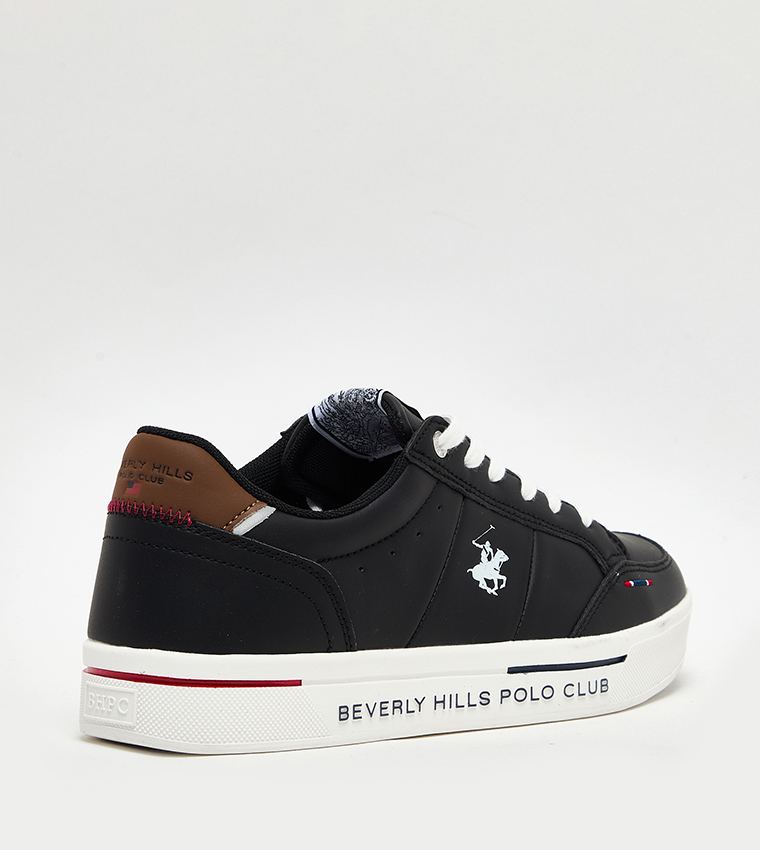 Logo Detail Lace Up Sneakers