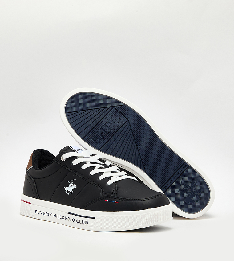 Logo Detail Lace Up Sneakers