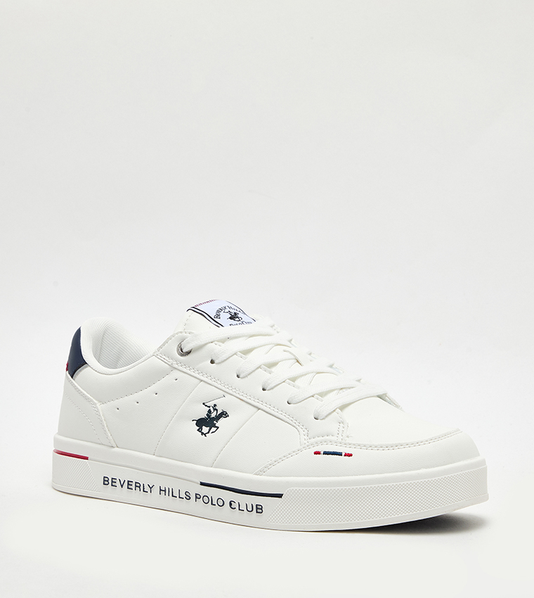 Logo Detail Lace Up Sneakers