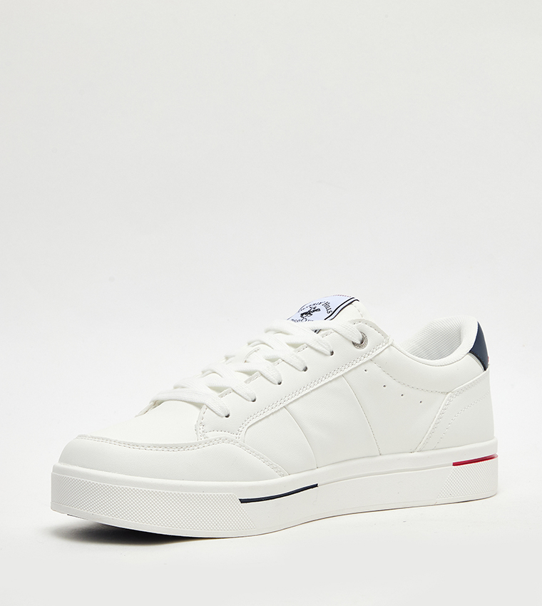 Logo Detail Lace Up Sneakers