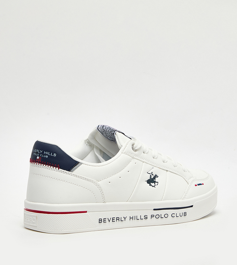 Logo Detail Lace Up Sneakers