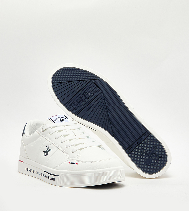 Logo Detail Lace Up Sneakers