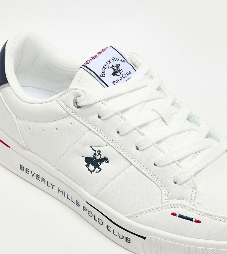 Logo Detail Lace Up Sneakers