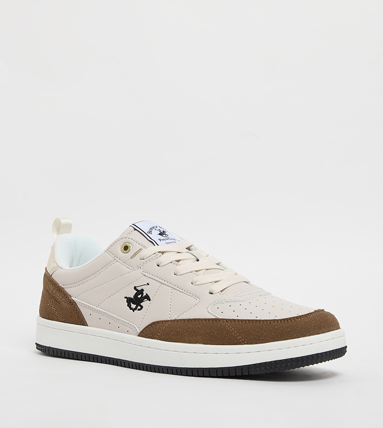 Logo Detail Lace Up Sneakers