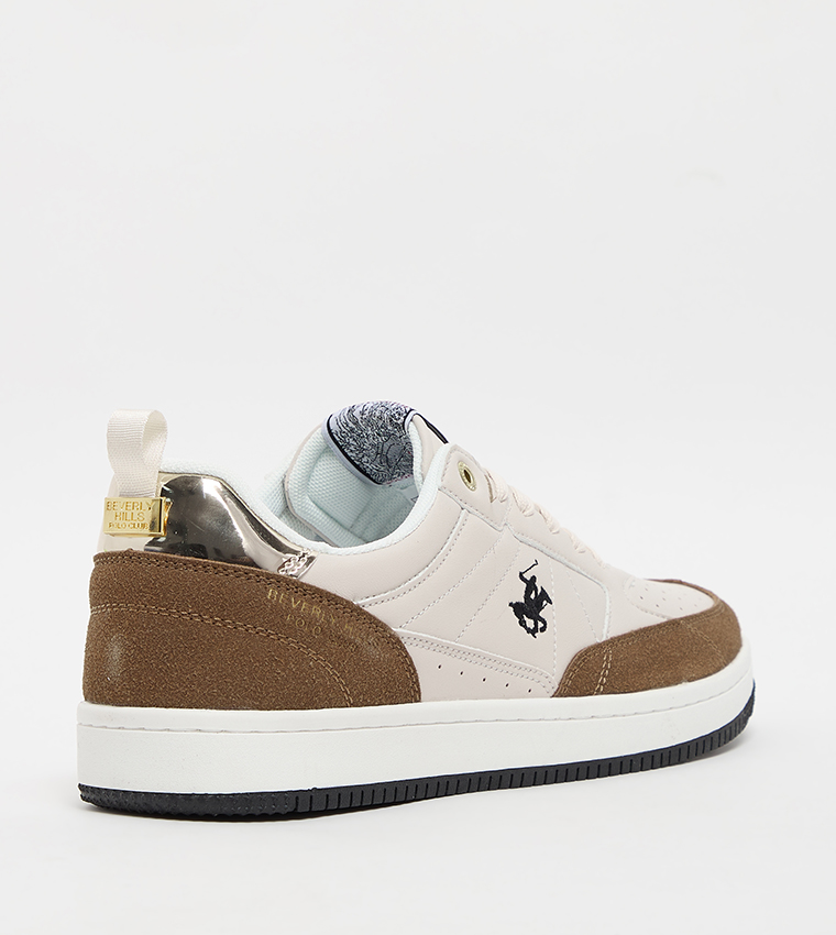 Logo Detail Lace Up Sneakers