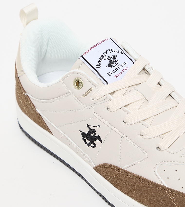 Logo Detail Lace Up Sneakers