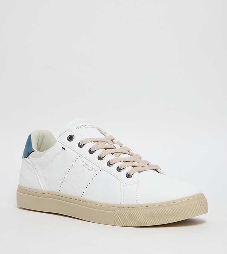 Logo Detail Lace Up Sneakers