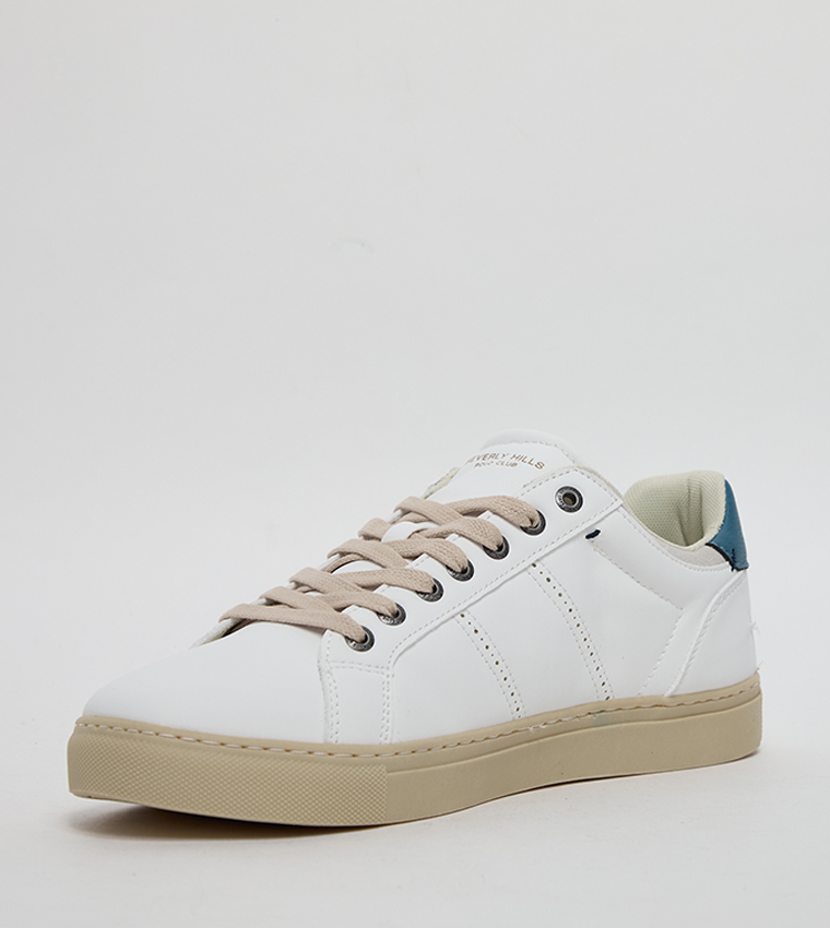 Logo Detail Lace Up Sneakers