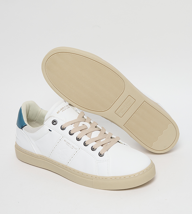 Logo Detail Lace Up Sneakers
