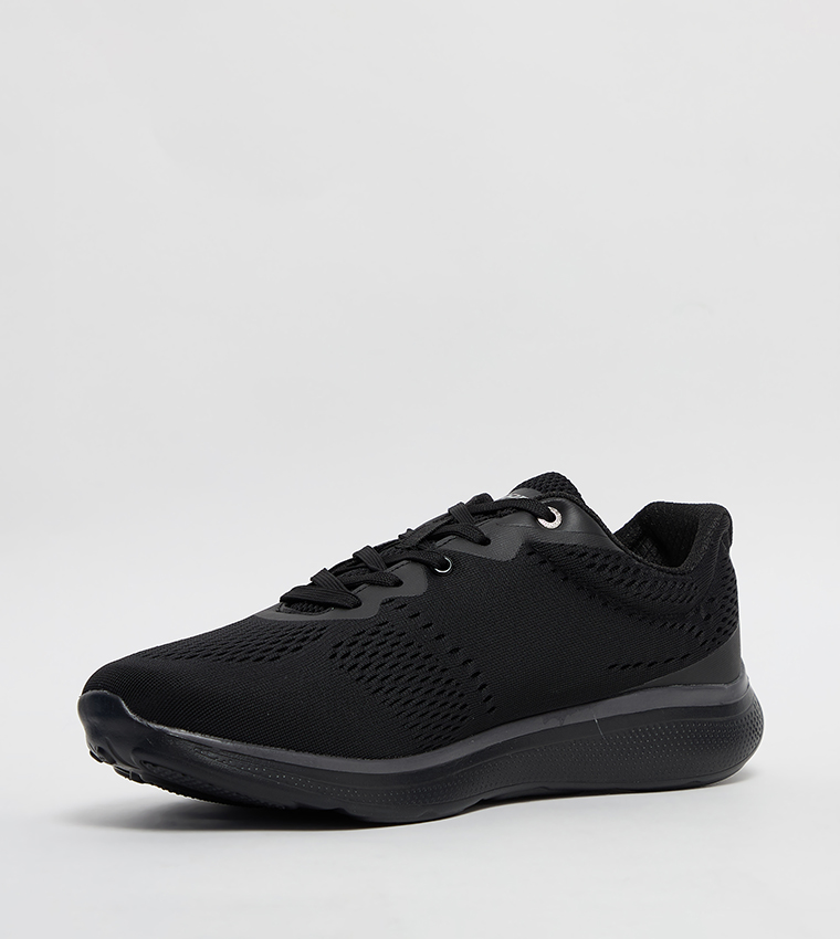 Mesh Lace Up Casual Shoes