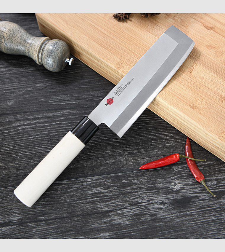 Buy Fissman 7" Japanese Cleaver Nakiri SAMURAI HANZO 18 Cm (steel AUS 8