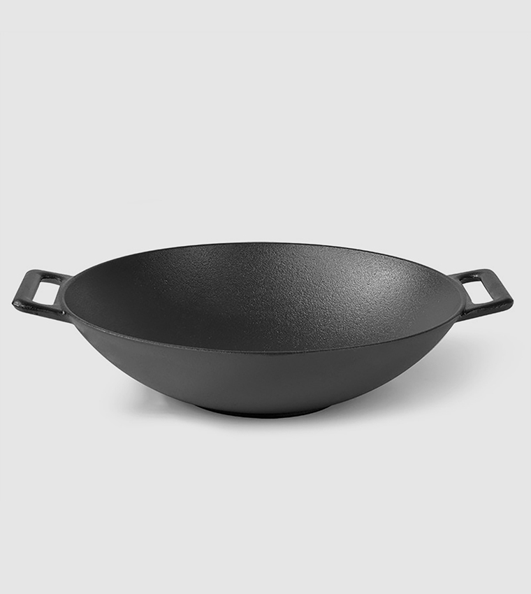 Wok 30.6x8cm 3.1L (Cast Iron)