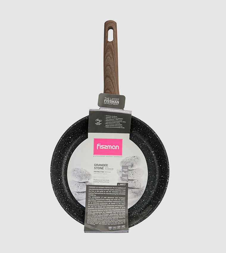 مقلاة مقاس 24x5.5 سم جراندي ستون مع المنيوم