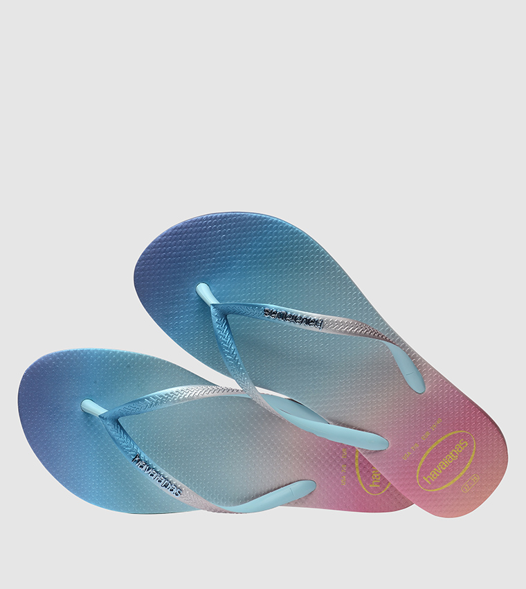 Slim Gradient Sunset Flip Flops