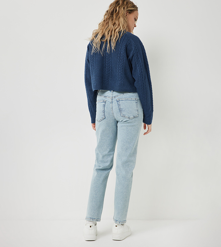 Washed Slim Fit Jeans