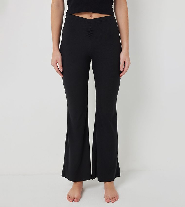 Buy Ardene Super Soft Flared Lounge Pants In Black 6thStreet