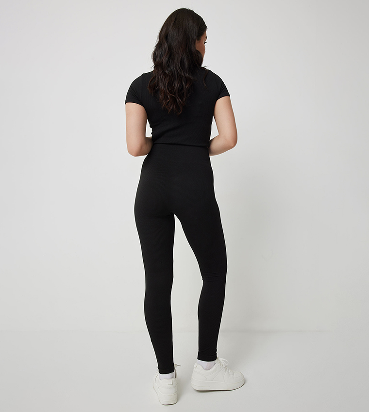 Ribbed Seamless Leggings