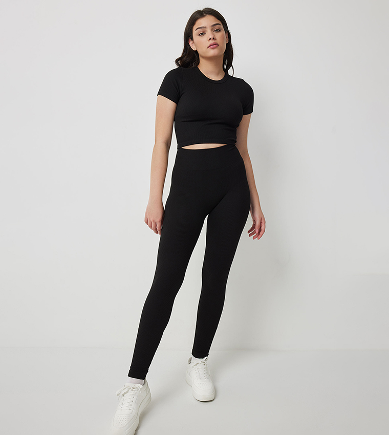 Ribbed Seamless Leggings