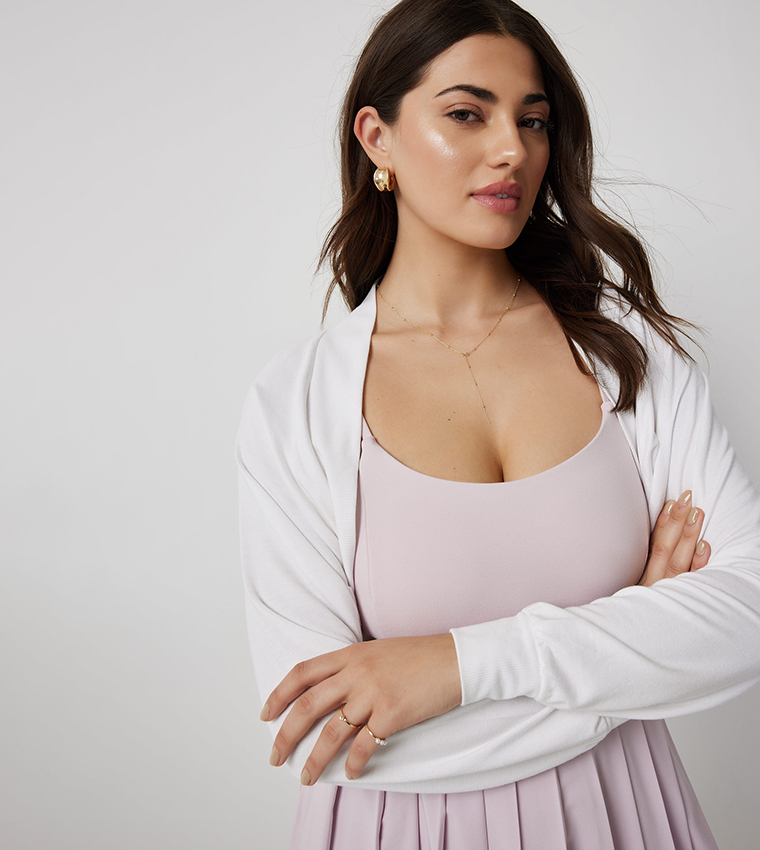 MOVE Solid Long Sleeves Bolero