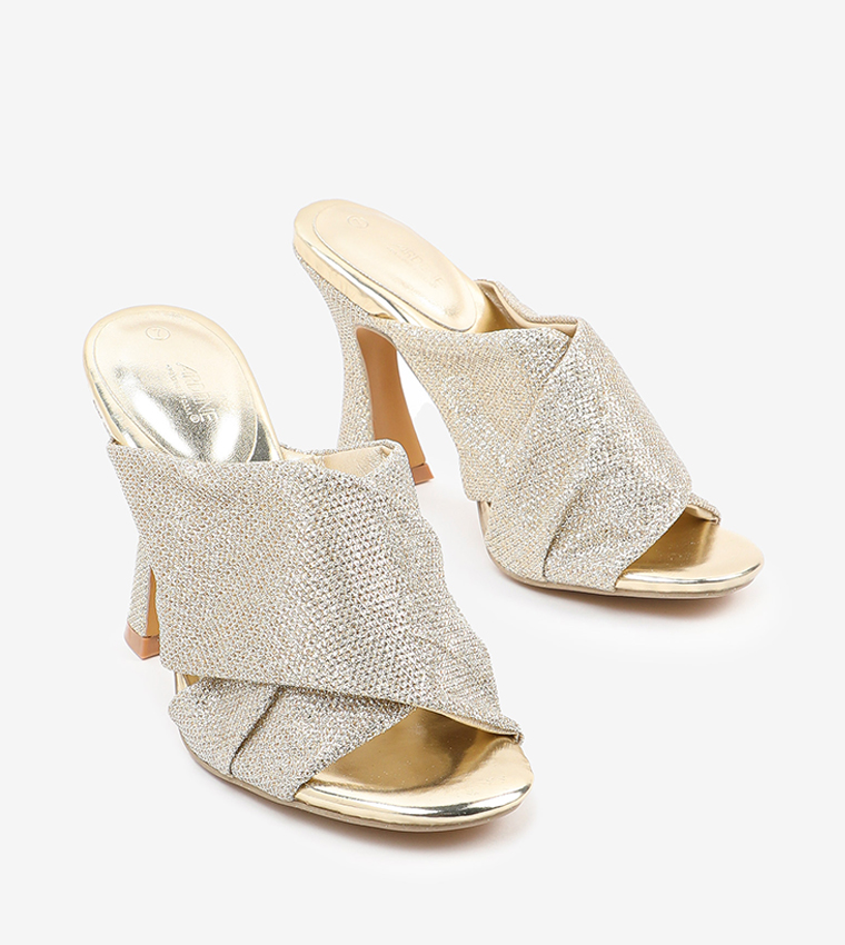 Embellished Heel Sandals