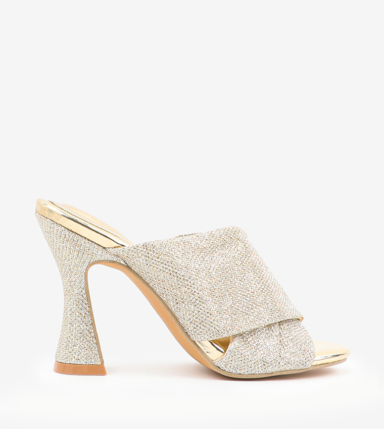 Embellished Heel Sandals