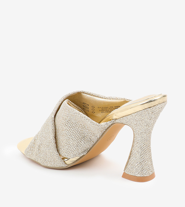 Embellished Heel Sandals