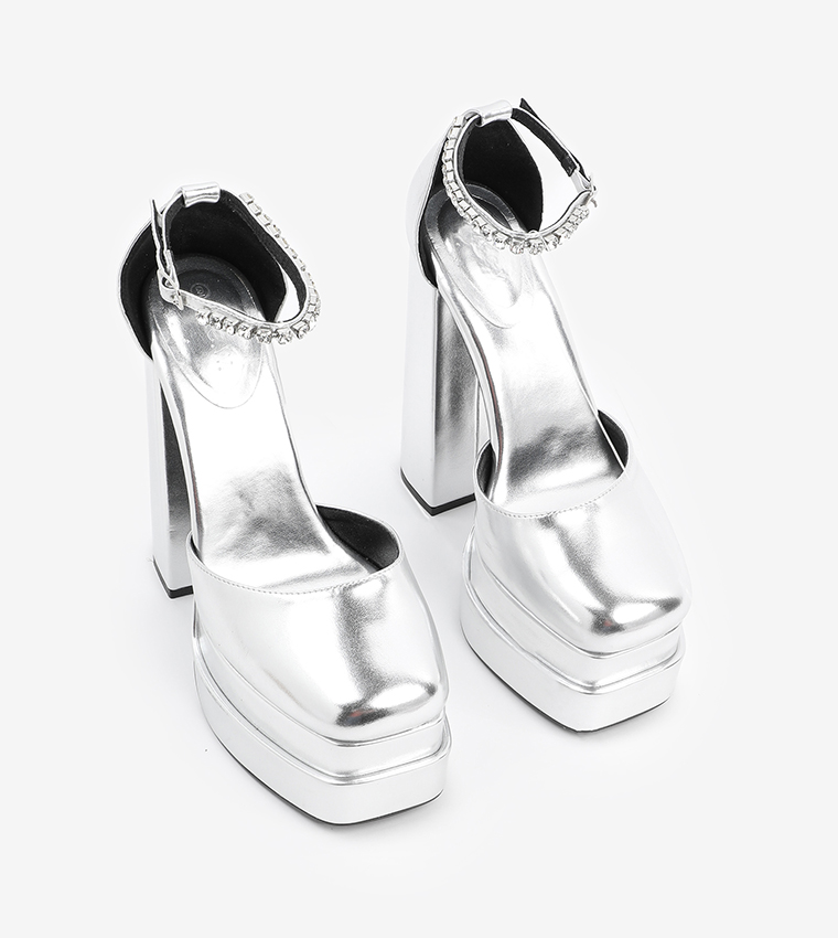 Platform Block Heel Sandals