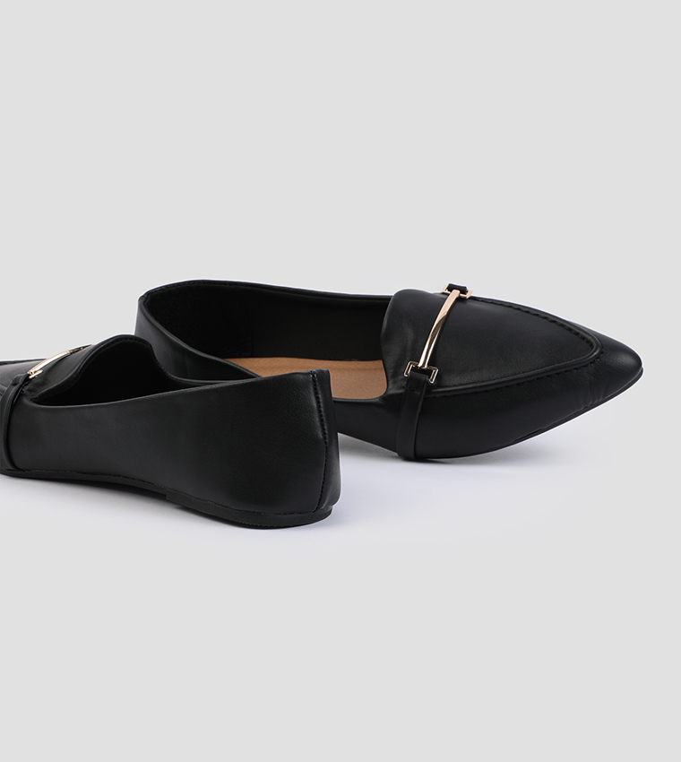 Pointed Toe Slip-On Loafers