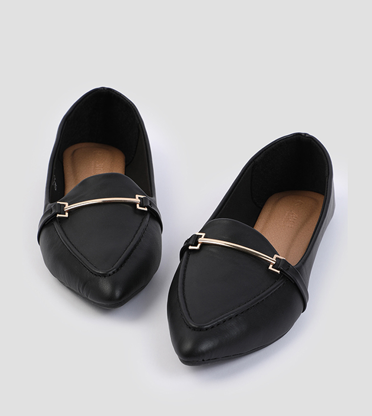 Pointed Toe Slip-On Loafers