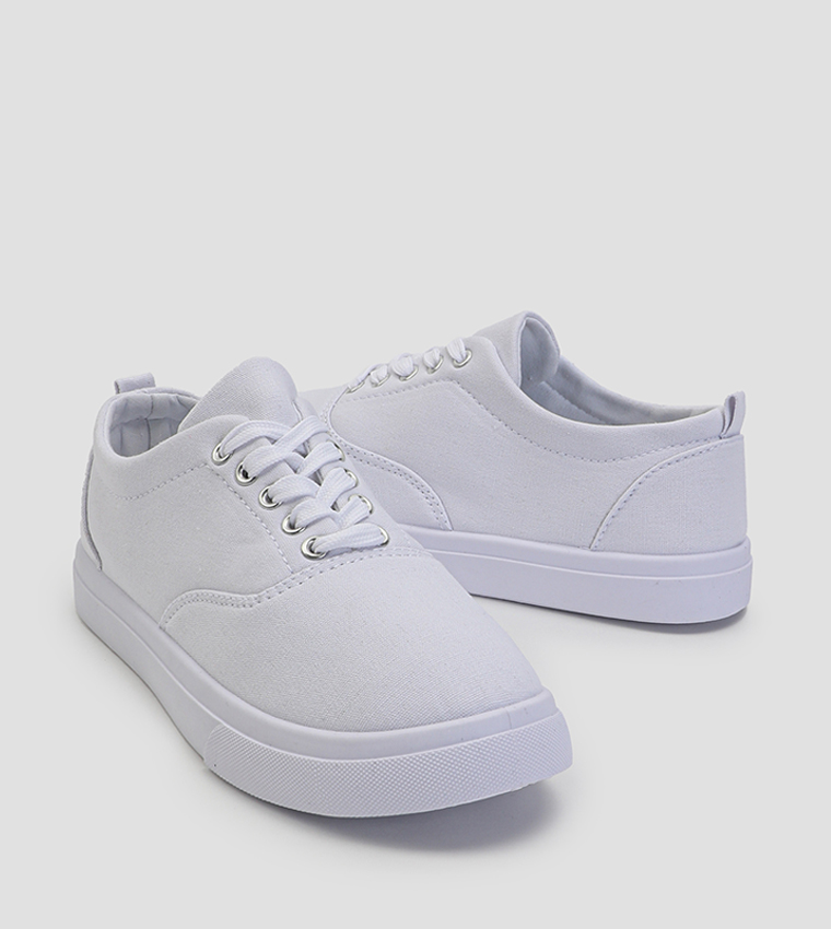 Lace-Up Canvas Shoes