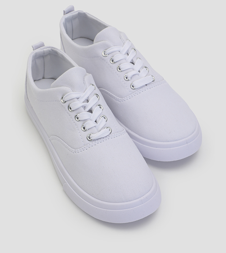 Lace-Up Canvas Shoes