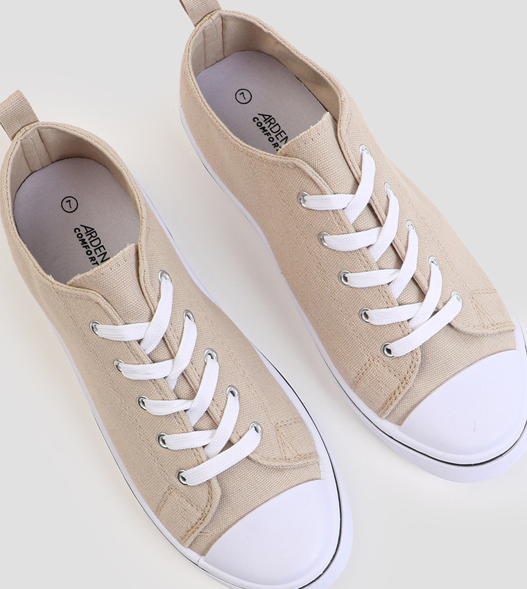 Lace-Up Canvas Shoes