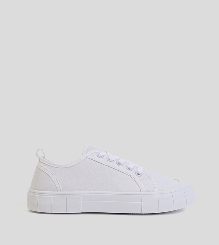 Lace-Up Low Top Sneakers