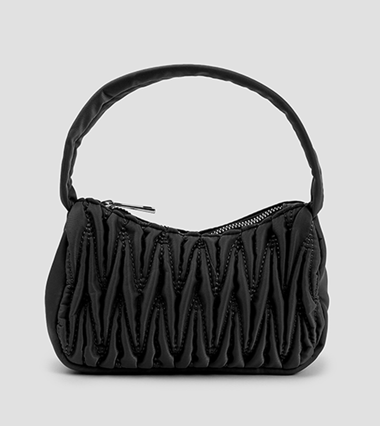Ruched Shoulder Bag