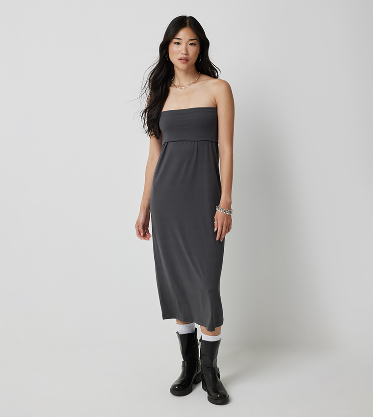 Two-Way Solid Maxi Skirt