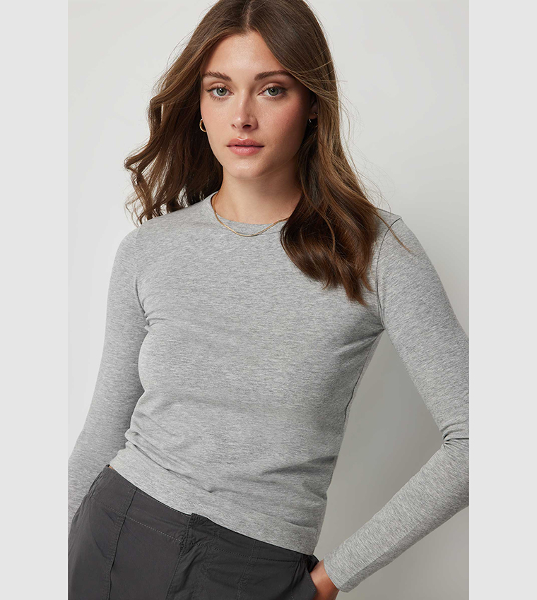 Solid Long Sleeves T-Shirt