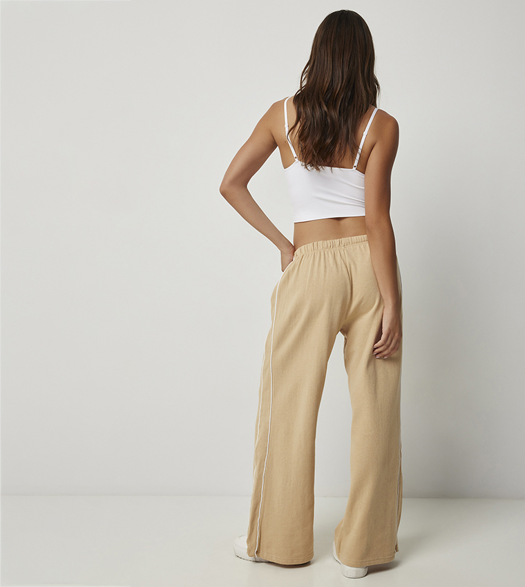 Double Stripe Baggy Sweatpants