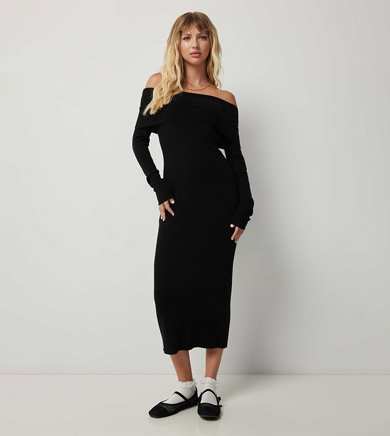 ardene black dress Halter Mini Dress with Built-in Shorts  Ardene