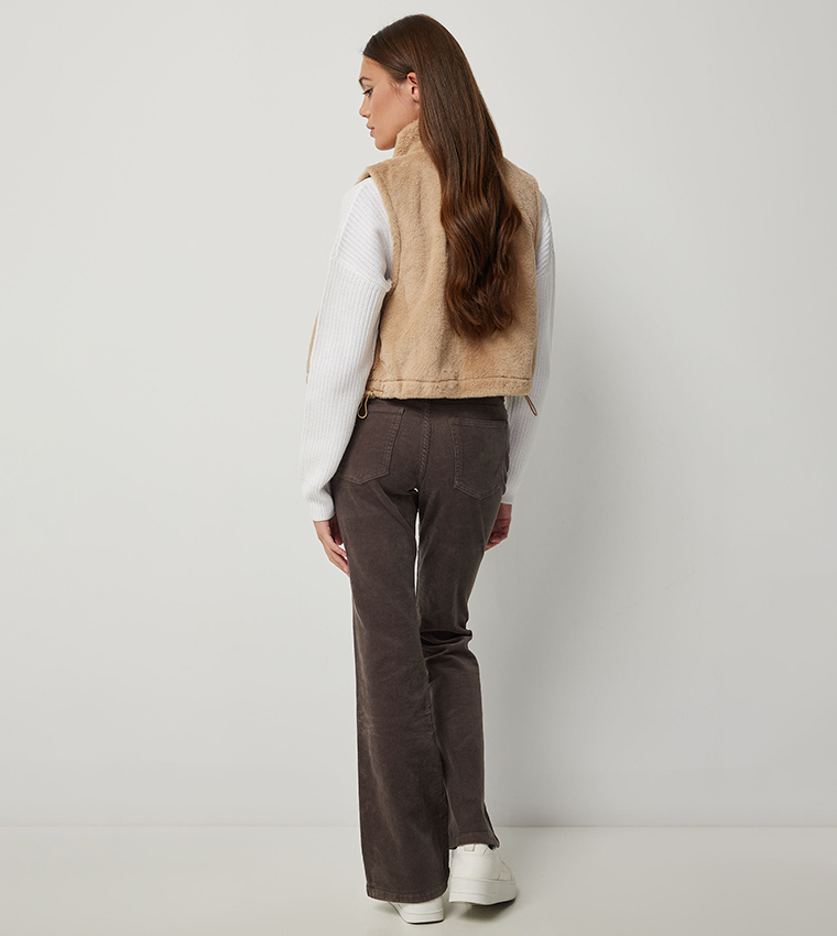 Corduroy Flared Pants